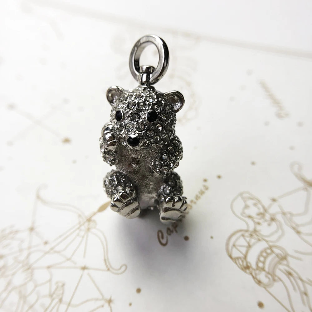 Pendant Polar Bear Summer Brand New Fine Jewelry Europe Cute Bijoux S925 Sterling Silver Gift For Woman