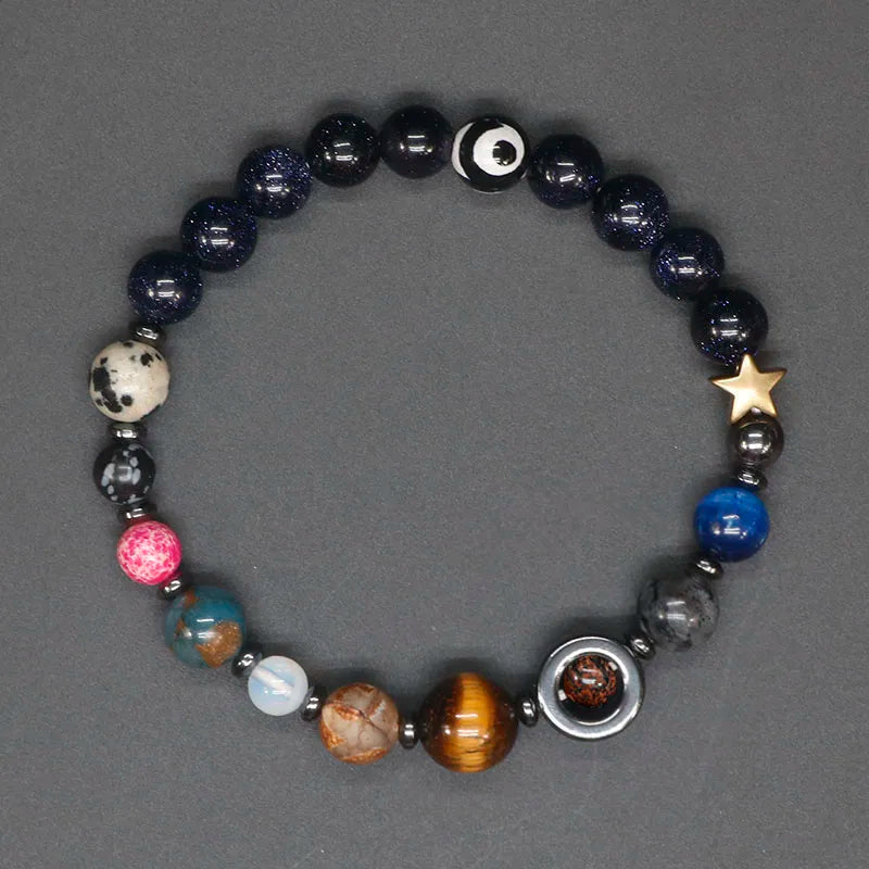 Solar System Bracelets Women Male Bracelets for Man Eight Planets Bracelets Man Best Friends Gift For Him Gift Male Bracelets