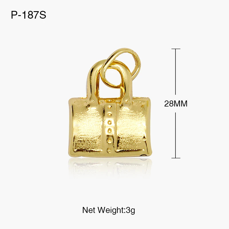Pendant with Necklace For Women Men 24k Gold Plated Copper 33 Designs Wholesale Fashion Jewelry For Daily Wear Anniversary