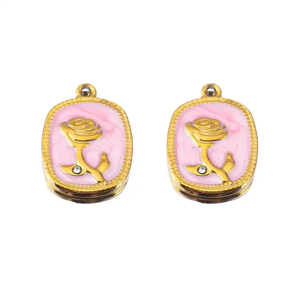Stainless Steel Pendants Collection Cute Marine Style Pendants Various Earring Components DIY Necklace Jewelry Accessories