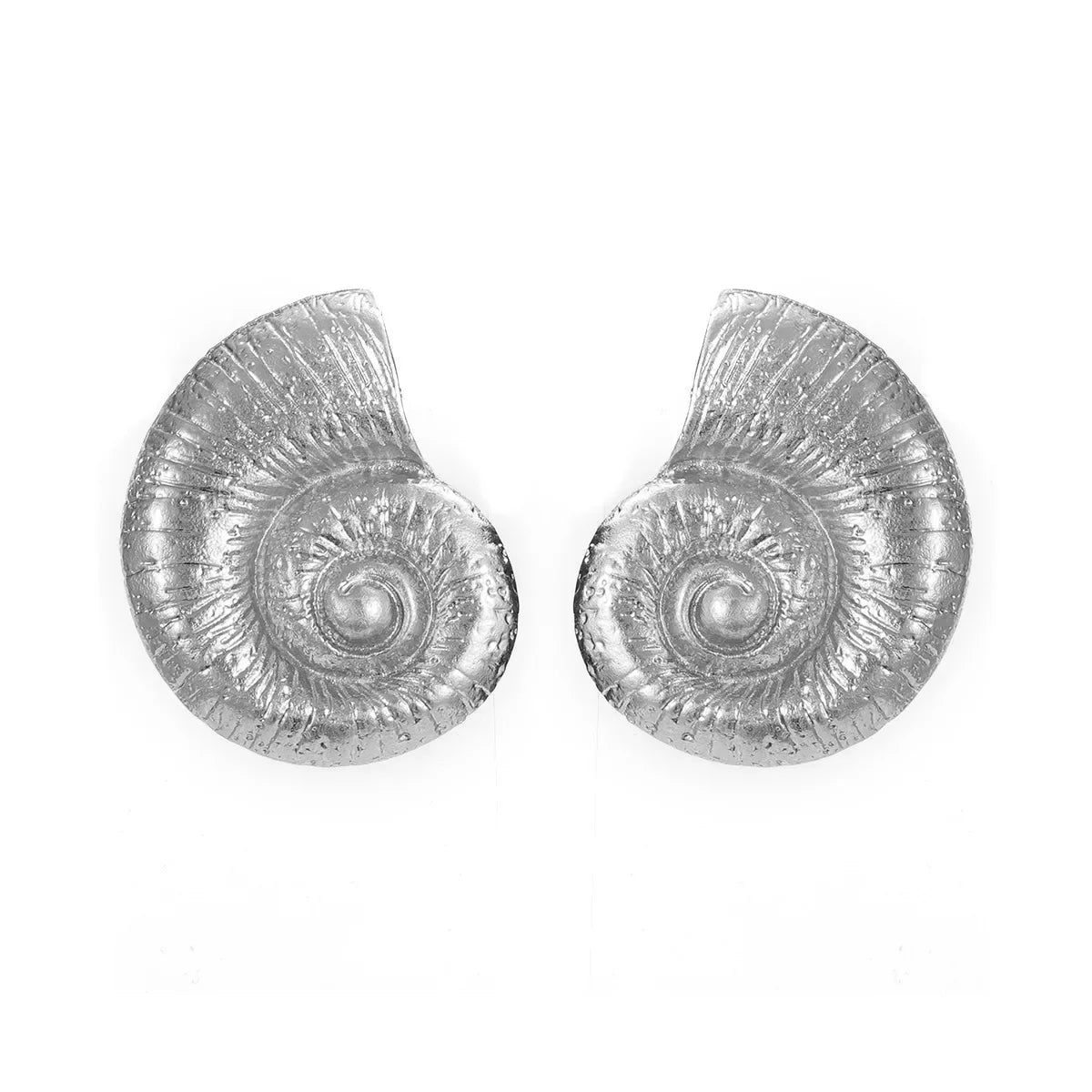 Snail Shell Shape Earrings Big Conch Stud Earrings for Women Bohemia Charm Summer Beach Choker Jewelry Holiday Accessories Gifts