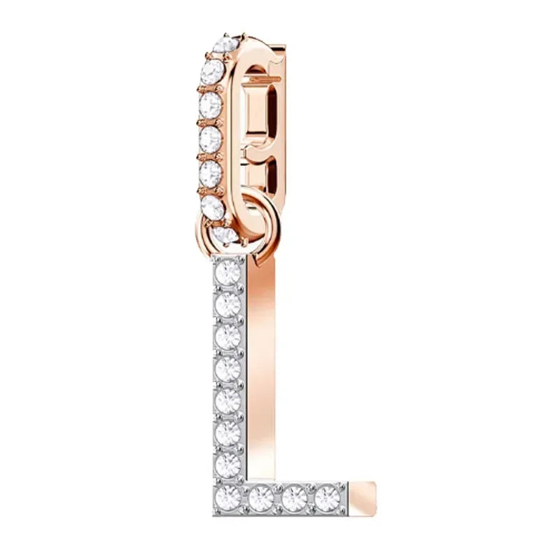 Pendants Fine Jewelry Charming Letter Crystal Pendants Fashion Necklace Bracelet Accessories for Women's Anniversary Gift