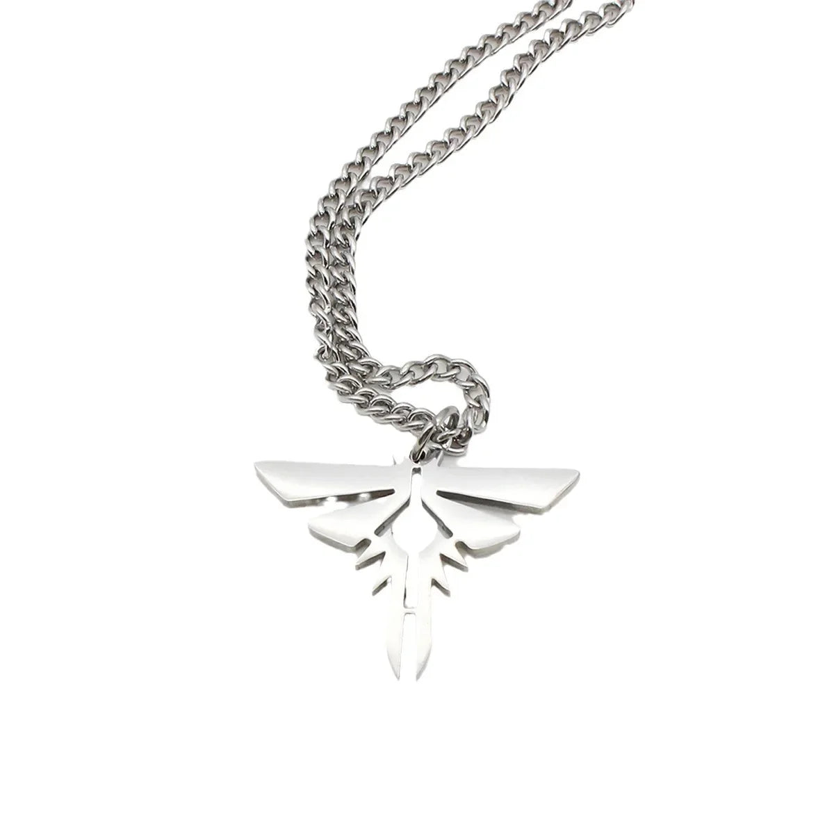 The Last Series of Us Necklace 2024 New Fashion Simple Stainless Steel Pendant Chain Game Peripherals Trend Jewelry Best Gift