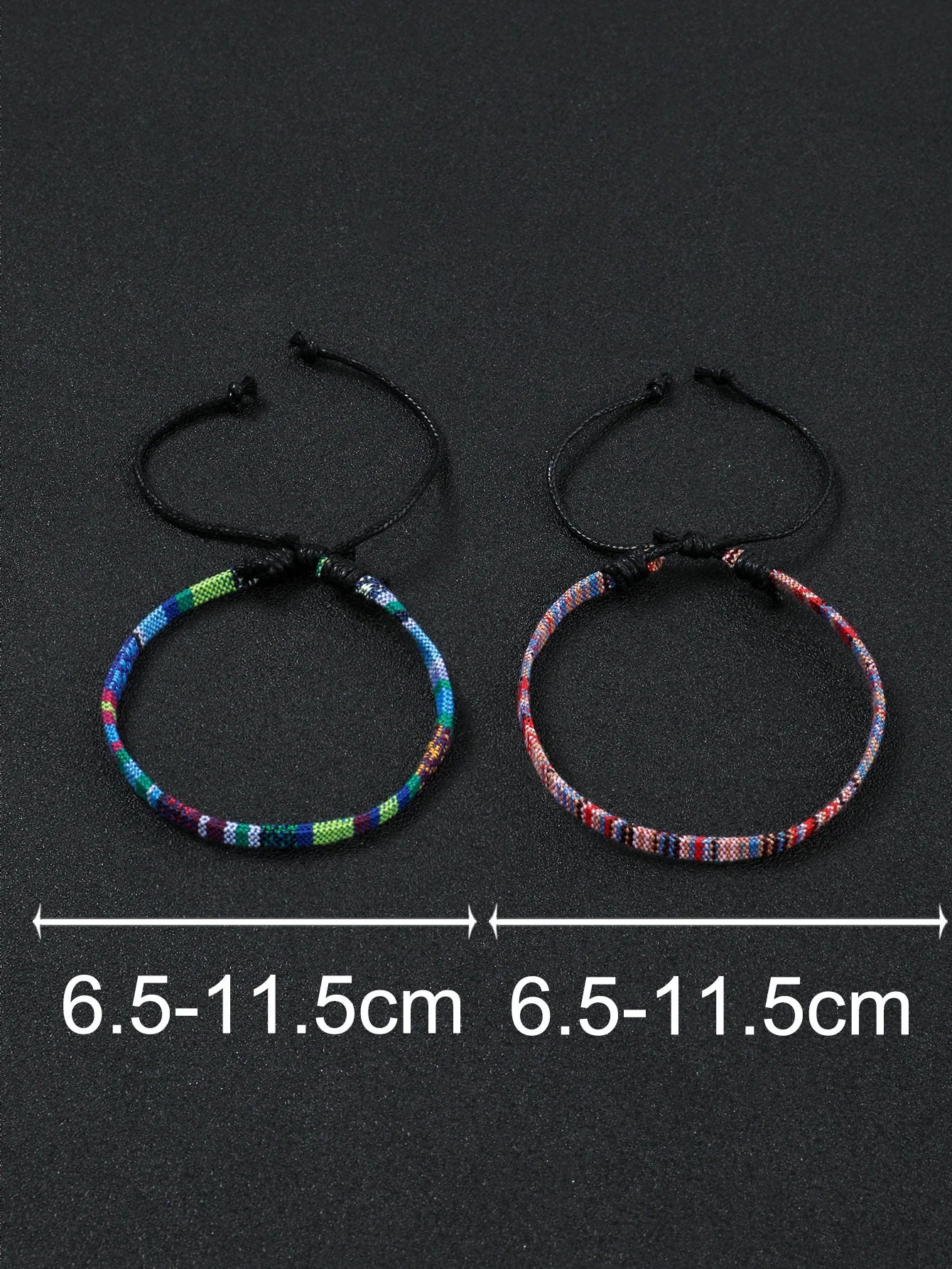 4PCS Summer Bohemian Style Hand-woven Anklets Men and Ladies Couple's Adjustable Anklets Set Beach Leisure