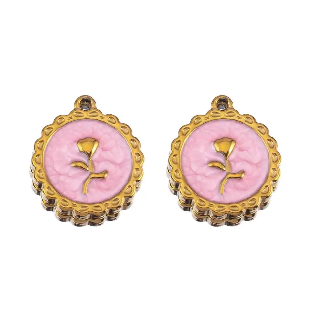 Stainless Steel Pendants Collection Cute Marine Style Pendants Various Earring Components DIY Necklace Jewelry Accessories