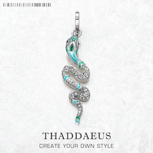 Pendants Snake Myth of the Jungle Spring New Jewelry Bohemia 925 Sterling Silver Accessories Gift For Women