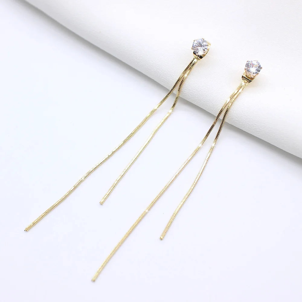 LATS New Fashion Little Bird Drop Long Hanging Earrings for Women Elegant Girl Tassel Earring Stylish Jewelry Personality Gift