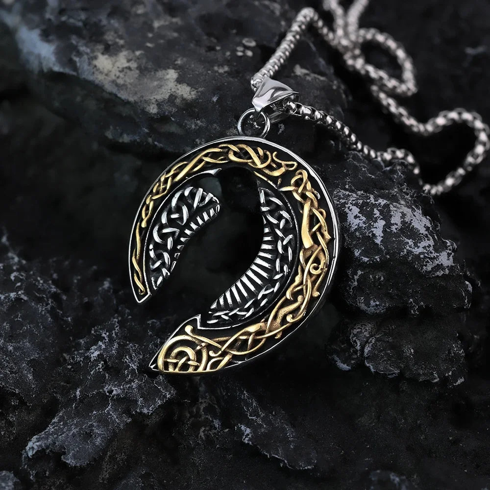 Pendente da uomo Semplice e Piccolo Titanio Acciaio Collana Gioielli