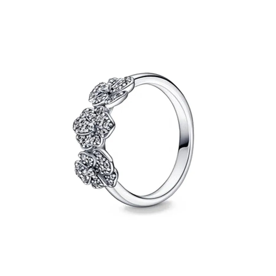 European Ring Rings 925 Sterling Silver Heart Bow Round Size 6789 For Women Men Jewelry Party Fashion Wedding