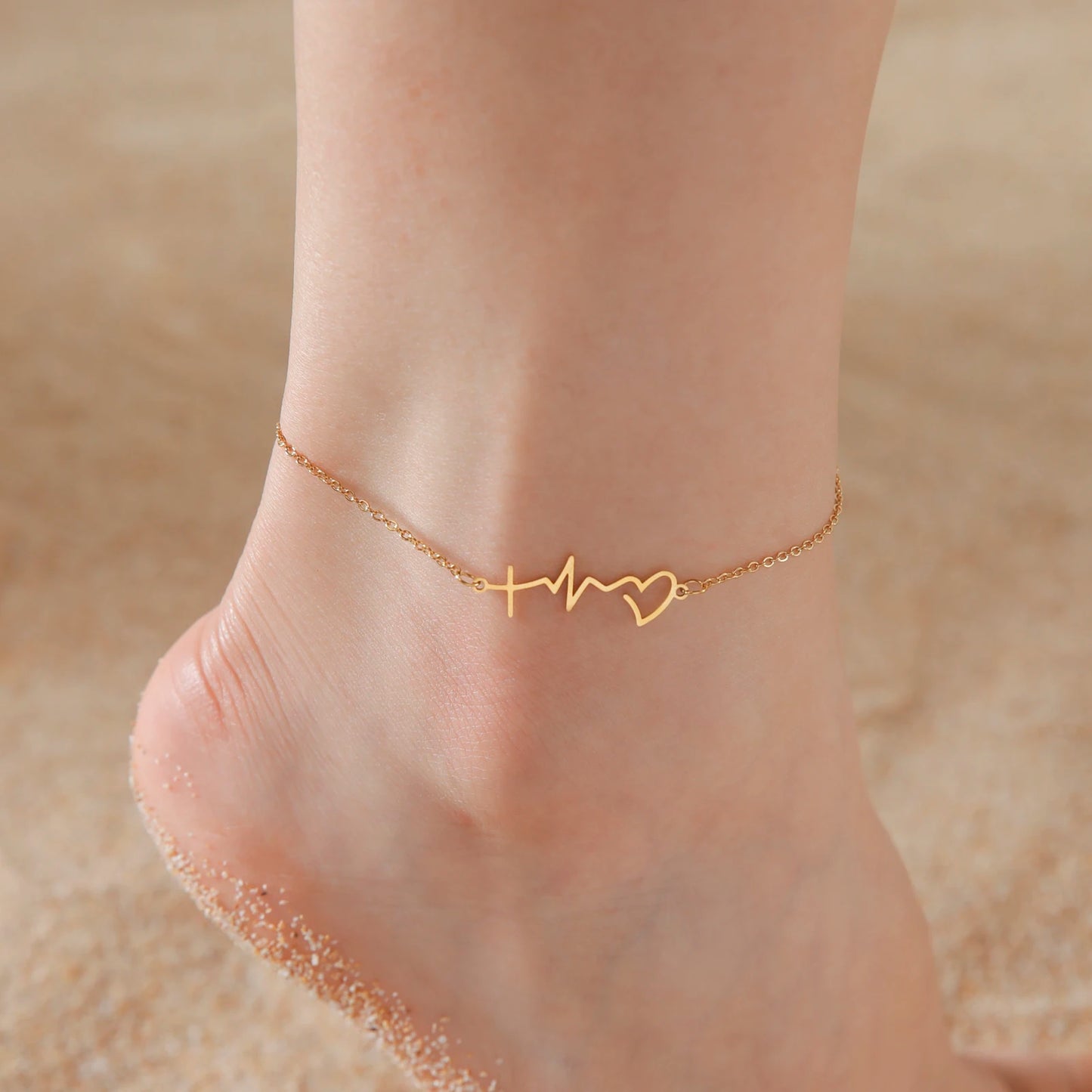 Teamer Cute Walking Cat Anklets for Women Stainless Steel Jewelry Foot Bracelet Fashion Summer Beach Accessories 2025 Wholesale