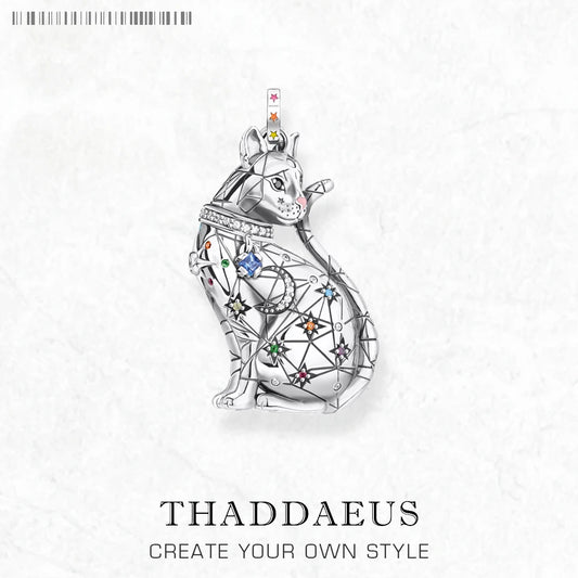 Pendant Cat Constellation,2022 Brand New Fine Jewelry Europe Style Accessories Bohemia Gift For Women