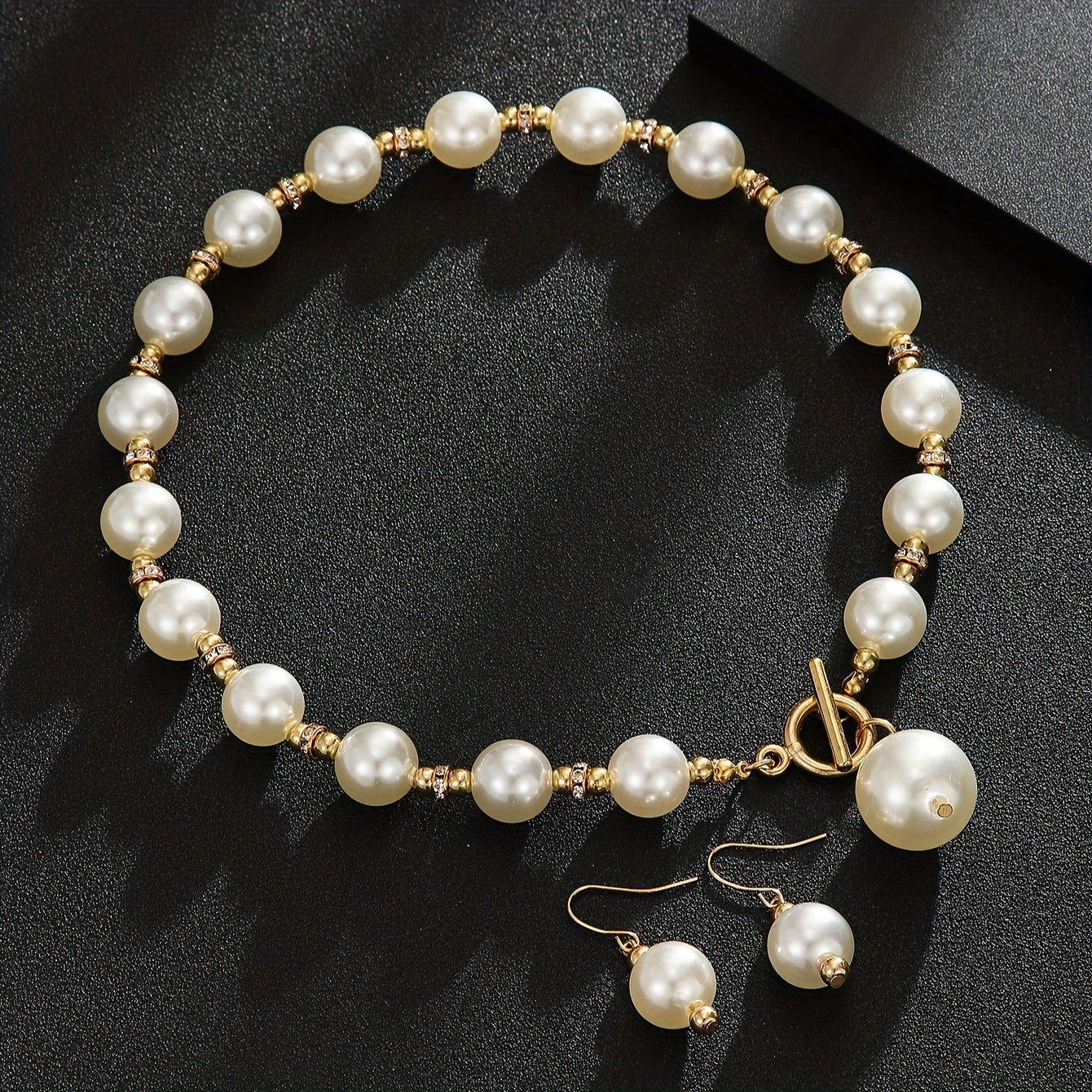 Short Faux Pearl Elegant Clavicle Chain Decor Necklace All Match Jewelry Accessories For Women