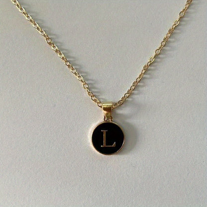 English Letters Decor Necklace Simple Pendant Necklace Alloy Necklace Jewelry Accessories For Women Gifts