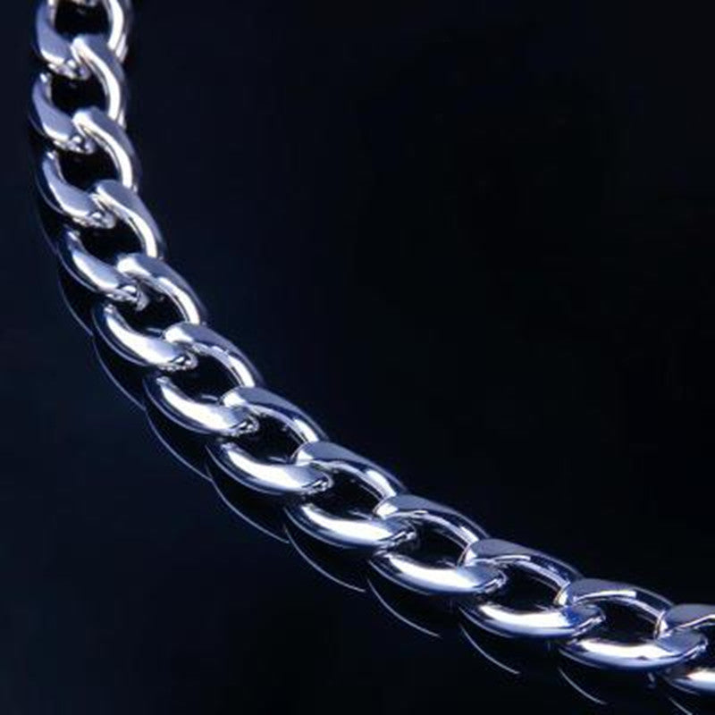 1pc Stylish Golden Titanium Steel Cuban Chain Anklet - Versatile & Durable, Perfect for Casual Attire, Vacation Style Jewelry for Women, Vacation Accessory | Minimalist Anklet | Polished Golden Finish