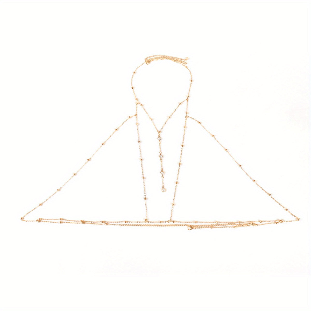 1 Fashionable Ultra-Shiny Women's Bra Chain Body Jewelry with Rhinestone Inlay, Suitable for Daily Wear, Parties, Nightclubs, Fashion Shows, and Fashion Photography