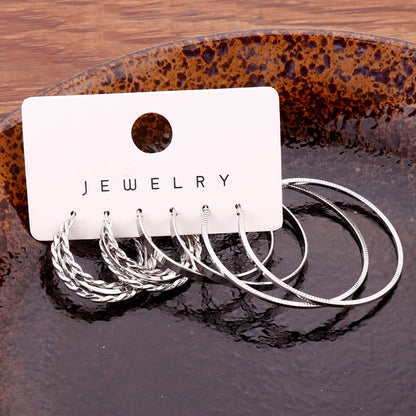 14K Plated Classic Hoop Earrings Set - Timeless Jewelry for Daily Wear, Party Decoration, and Ornament - Hypoallergenic, Nickel-Free, and Durable