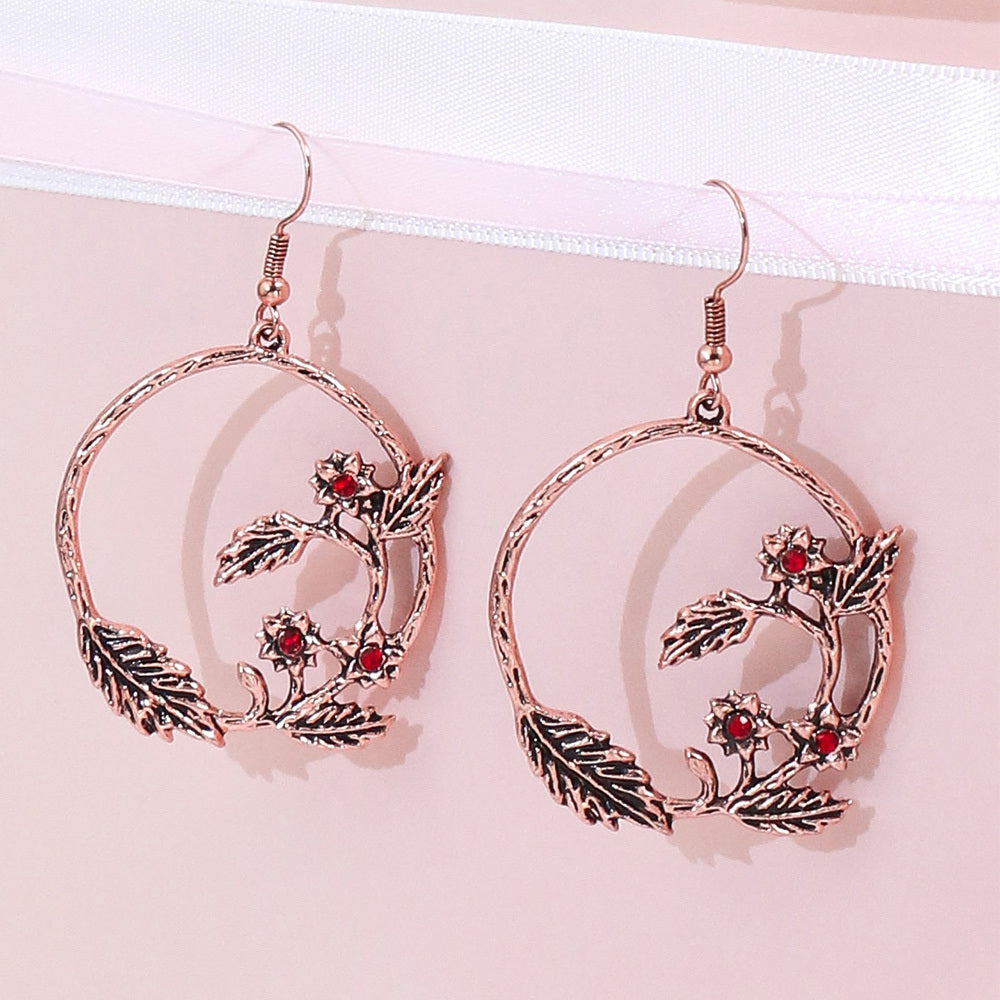 Boho Geometric Waterdrop Tassel Earrings for Women - Vintage Style Ear Jewelry