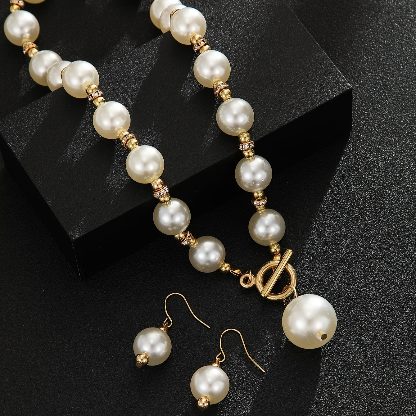 Short Faux Pearl Elegant Clavicle Chain Decor Necklace All Match Jewelry Accessories For Women