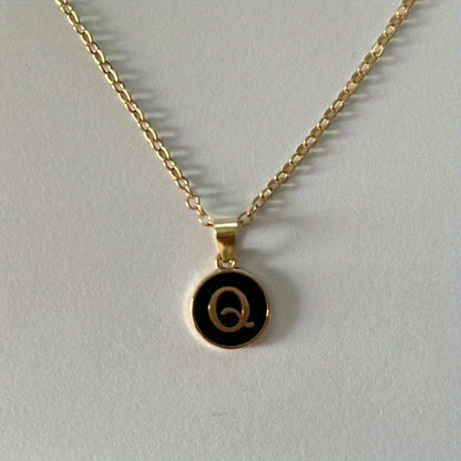 English Letters Decor Necklace Simple Pendant Necklace Alloy Necklace Jewelry Accessories For Women Gifts