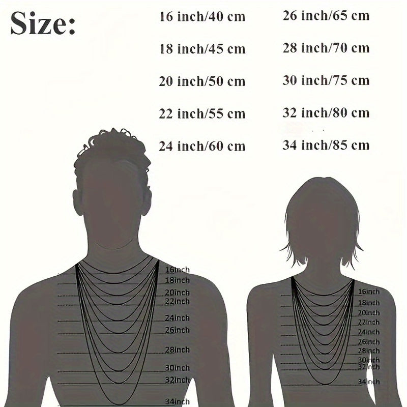 5 Pcs/1 Pcs Men Women Snake Chain Necklace Fashion Wedding Party Exquisite Jewelry (16/18/20/22/24/26/28/30inch)