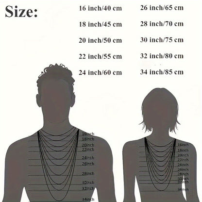 5 Pcs/1 Pcs Men Women Snake Chain Necklace Fashion Wedding Party Exquisite Jewelry (16/18/20/22/24/26/28/30inch)