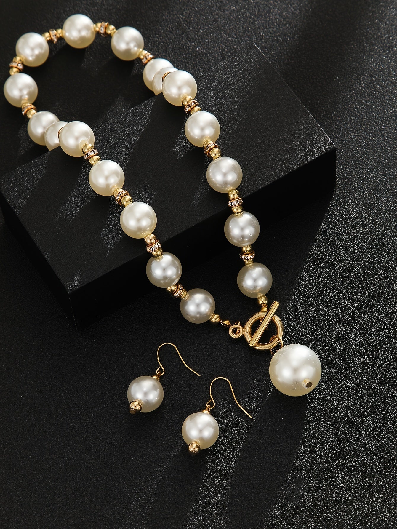 Short Faux Pearl Elegant Clavicle Chain Decor Necklace All Match Jewelry Accessories For Women