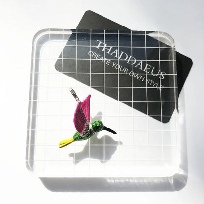 Pendant Hummingbird Colorful Brand New Fashion Jewelry Europe Style 925 Sterling Silver Trendy Gift For Woman