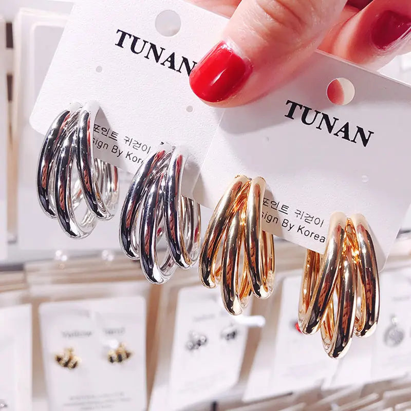New Fashion Trend Unique Design Elegant Delicate Long Snake Bone Chain Tassel Earrings Women Jewelry Wedding Party Premium Gifts