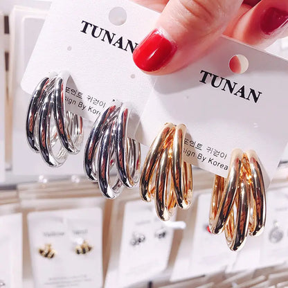 New Fashion Trend Unique Design Elegant Delicate Long Snake Bone Chain Tassel Earrings Women Jewelry Wedding Party Premium Gifts