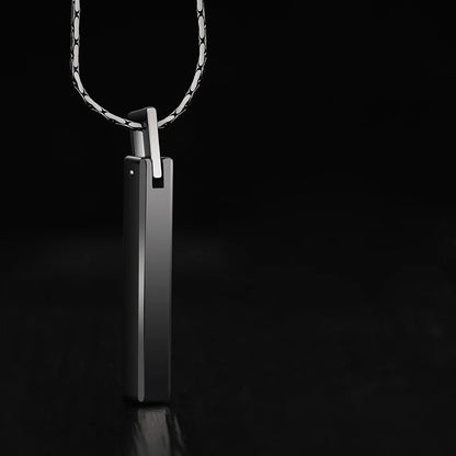 Pendants for Men and Women Classic Tungsten High Polished Scratch Proof for Couples Necklace  Engraving