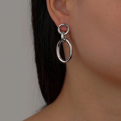 New Fashion Trend Unique Design Elegant Delicate Long Snake Bone Chain Tassel Earrings Women Jewelry Wedding Party Premium Gifts