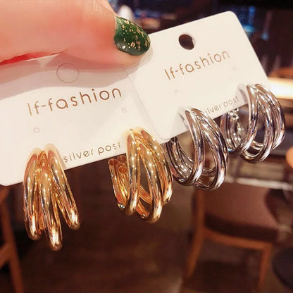 New Fashion Trend Unique Design Elegant Delicate Long Snake Bone Chain Tassel Earrings Women Jewelry Wedding Party Premium Gifts