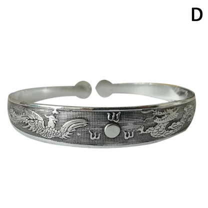 9styles Vintage Silver Bangles Bracelet Antique Tibetan Silver Bracelets For Women Tibetan Silver Jewelry