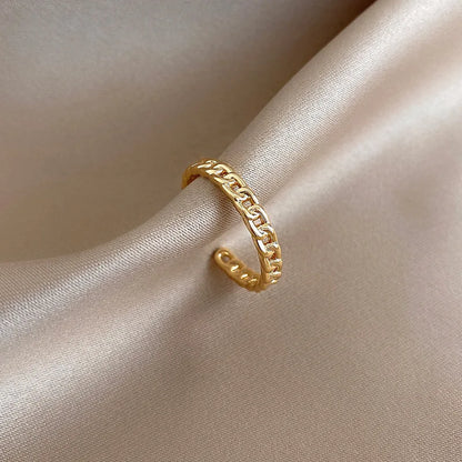 3pcs/set Bohemian White Enamel Round Metal Ring Sets Geometric Twist Open Adjustable Rings Sets for Women Girl Wedding Jewelry