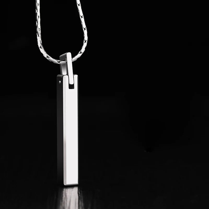 Pendants for Men and Women Classic Tungsten High Polished Scratch Proof for Couples Necklace  Engraving