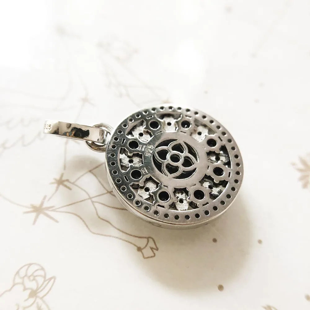 Pendant Black Ornament Brand New Glam 925 Sterling Silver Jewelry Europe Style Fashion Accessorie Gift For Soul Woman