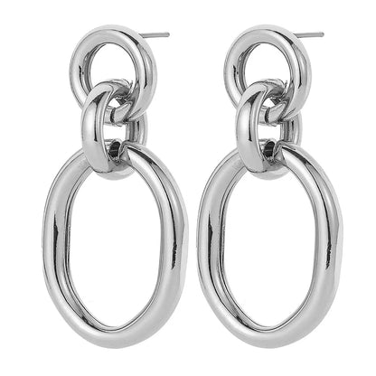 New Fashion Trend Unique Design Elegant Delicate Long Snake Bone Chain Tassel Earrings Women Jewelry Wedding Party Premium Gifts
