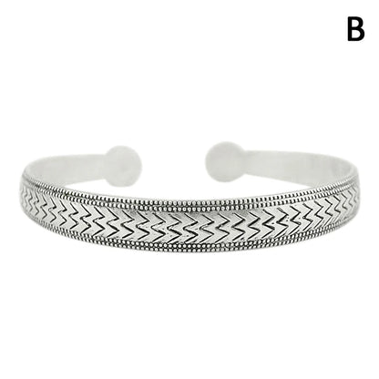 9styles Vintage Silver Bangles Bracelet Antique Tibetan Silver Bracelets For Women Tibetan Silver Jewelry