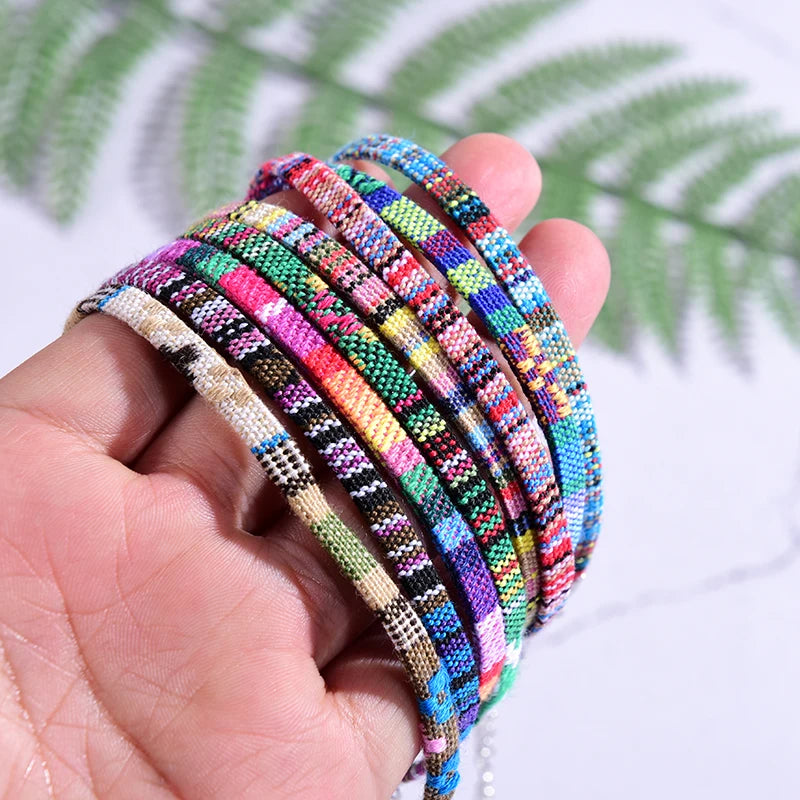 2Pcs/Lot Bohemian Anklets for Men and Women Handmade Rope Friendship Beach Barefoot Bracelet on the Leg Chain Boho Foot Jewelry