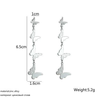 Fold Metal Dangle Earrings for Women Shell Shape Pendants Drop Earrings Cool Stuff Girls Fashion Ear Jewelry pendientes mujer