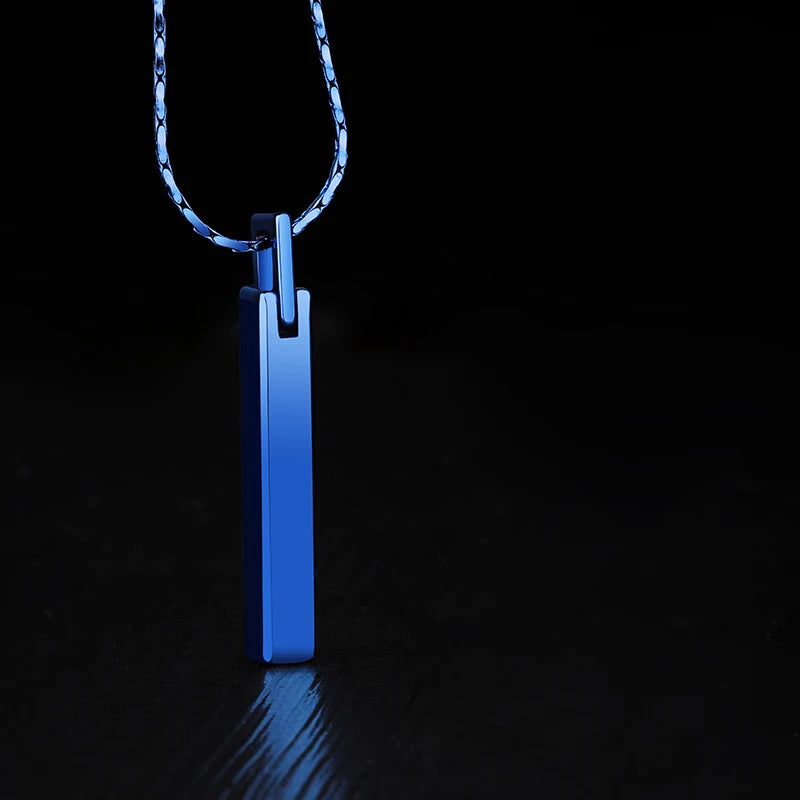 Pendants for Men and Women Classic Tungsten High Polished Scratch Proof for Couples Necklace  Engraving