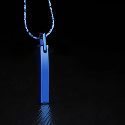 Pendants for Men and Women Classic Tungsten High Polished Scratch Proof for Couples Necklace  Engraving