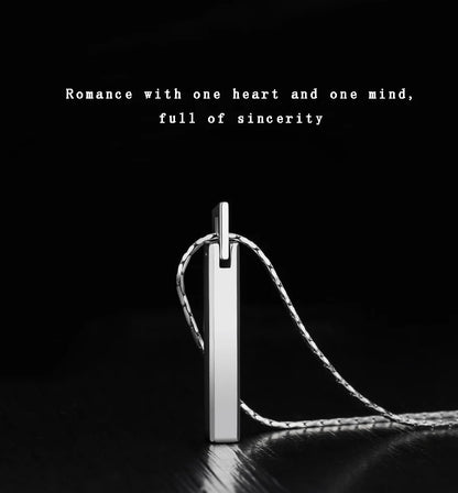 Pendants for Men and Women Classic Tungsten High Polished Scratch Proof for Couples Necklace  Engraving