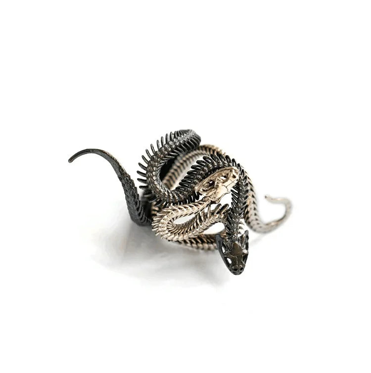 2023 New Punk Black Rings Thorns Vine Twine Red Rhinestones Hollow Unsex Couple Finger Ring Women Men Jewelry Gift