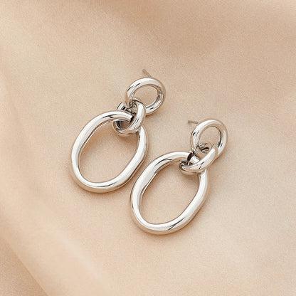 New Fashion Trend Unique Design Elegant Delicate Long Snake Bone Chain Tassel Earrings Women Jewelry Wedding Party Premium Gifts
