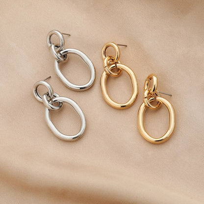 New Fashion Trend Unique Design Elegant Delicate Long Snake Bone Chain Tassel Earrings Women Jewelry Wedding Party Premium Gifts