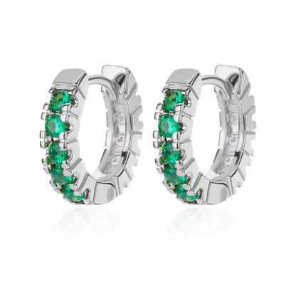 Zircon Star Earring For Women Girl Stainless Steel Hoop Piercing Earring y2k 2023 New Jewelry Accessories aretes free shipping
