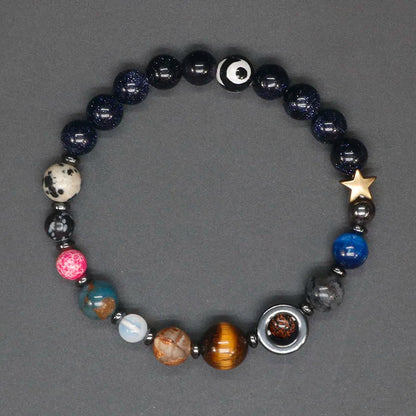 Solar System Bracelets Women Male Bracelets for Man Eight Planets Bracelets Man Best Friends Gift For Him Gift Male Bracelets