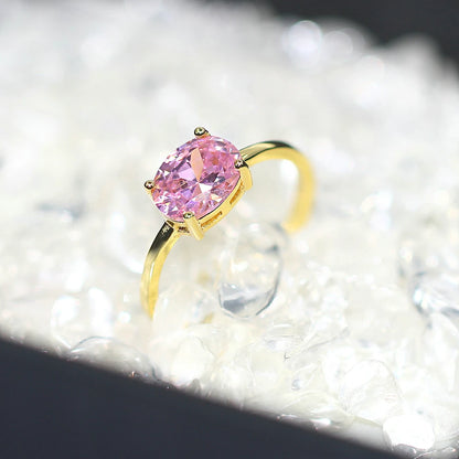 Wedding Engagement Rings For Women Jewellry For Female Gold Color Ring With Stone Women' Ring Dating Jewelry Wholesale R865