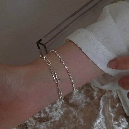 Chain Bracelet Delicate Trendy Fancy Hand Ornament Exquisite Chain Bracelet With Captivating Shine Dazzling Hand Ornament Unique